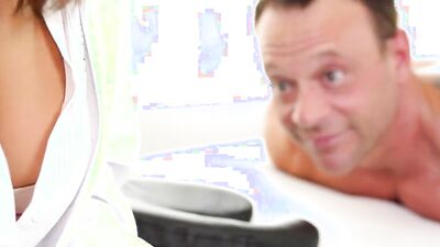 Keisha Grey & Kurt Lockwood shag after some hot massage