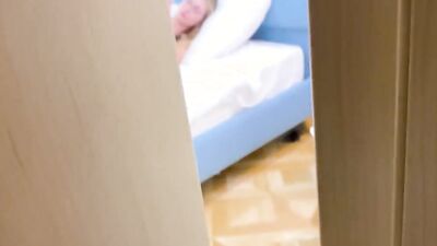 Nerdy blonde sucks a hard cock and gets fucked from behind