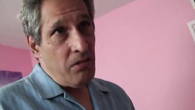 Latina chick is rubbed with oil and fucked by a horny man