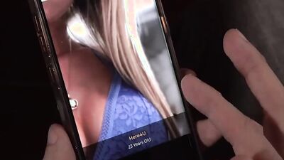 Lovely round ass brunette is riding her lucky stepbrother's hard prick