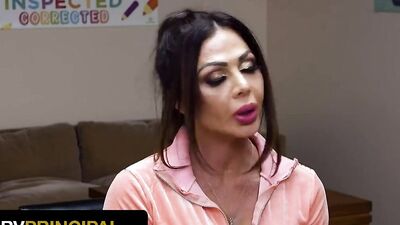 Nina Dolci sucks stranger's cock and gets her twat licked