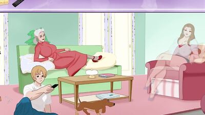 Naughty anime chap is craving for some hot action in this scene