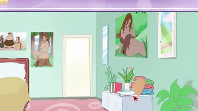 Naughty anime chap is craving for some hot action in this scene