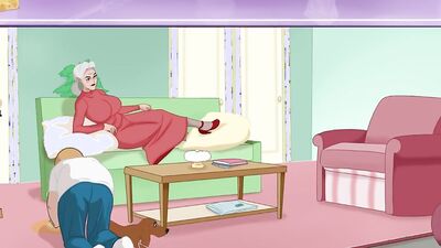 Naughty anime chap is craving for some hot action in this scene