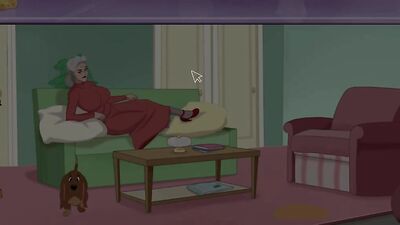 Naughty anime chap is craving for some hot action in this scene