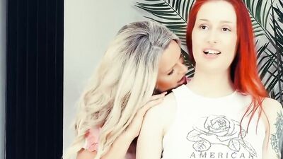 Gigi and her lovely girlfriend are enjoying in some hot lesbian romance