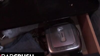 Latina cutie is filmed POV-style while giving a nice blowjob