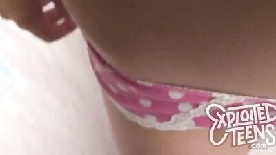Juicy amateur girl is poked with cock in a POV-style video