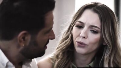 Juicy girl blows a hung black man and gets fucked deeply