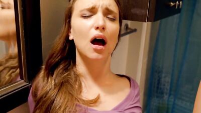Izzy Lush is filmed POV-style while sucking dick and fucking