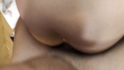Petite chick rubs her clit while being poked with a hard cock