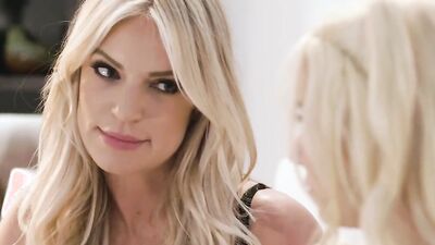 Rachael Cavalli and another blonde are making out and scissoring
