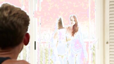Ravishing redheads making out and playing with each other's wet cunt