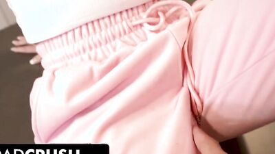 Astonishing blonde shows that bubble butt while riding hard cock