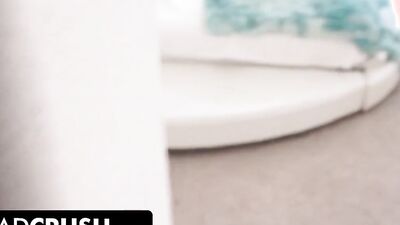 Cute amateur girl is filmed POV-style while having sex