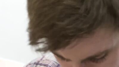 April Paisley pulls panties aside to get stepbrother's dick doggystyle