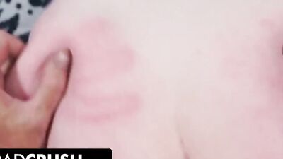 Tedhead girl goes down on a cameraman to suck his hard dick