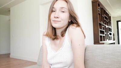 Claire Roos is filmed by stepbrother while sucking him off