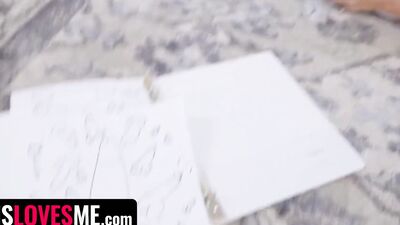 Pretty girl Vanna Bardot flirts with the camera while having sex
