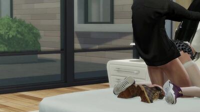 3D sex cartoon shows schoolgirl being fucked hard from behind
