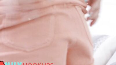 Kay Lovely is being naughty with her stepdad in this HC video