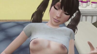 3D sex cartoon shows naughty tranny and guy flip fucking