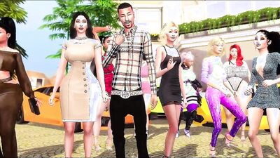 Naughty girls are getting banged in this steamy 3D sex cartoon