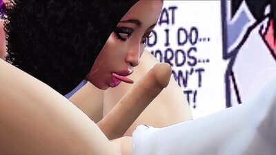 3D porn castoon shows horny girl sucking dick and having sex