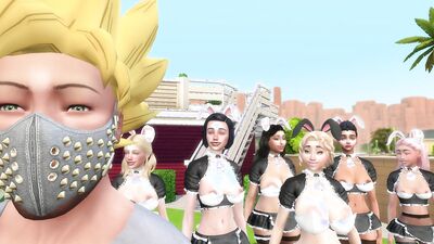 3D sex cartoon shows horny girls fucked by big-dicked guys
