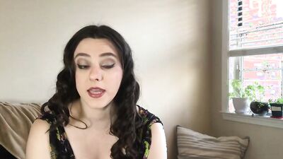 Cute girl is giving some nice JOI in this solo video