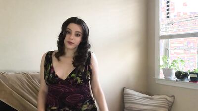 Cute girl is giving some nice JOI in this solo video