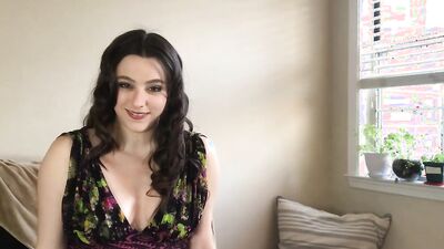 Cute girl is giving some nice JOI in this solo video