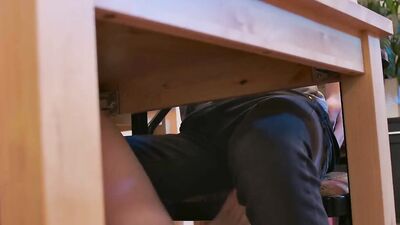 Two horny dudes are fucking slutty blonde stepmom Aubrey Black