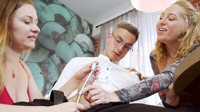 Marta Bellefleur, Willy Regal and Zabava Strap in FFM threesome