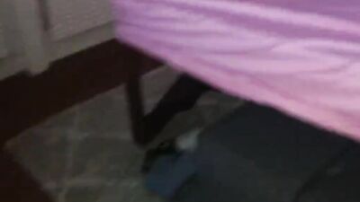 Amateur blonde polishes that big black cock and rides it nicely