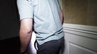 Blindfolded girl is fucked in face and cunt by a kinky master