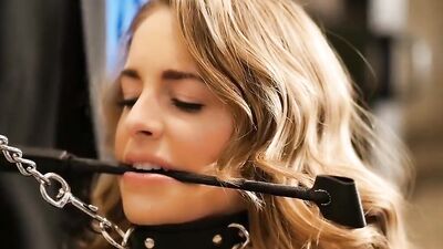 Submissive blonde Kimmy Granger dominated and fucked by a master