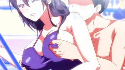 Busty Hentai girl is groped and fucked by a horny man