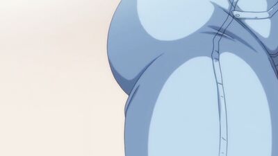 Busty anime babe smiles while being poked with hard cock