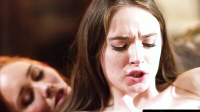 Hazel Moore and her girlfriend in lesbian pussy licking video