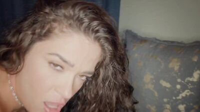 Dan Damage pushes his big hard cock in Victoria Voxxx's butthole