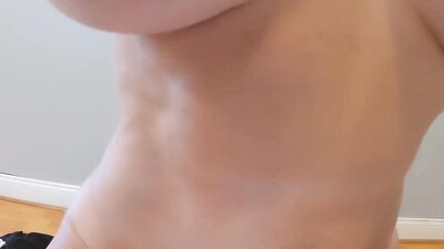 Dirty blonde MILF sucks and rides cock in this POV-style video