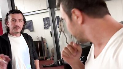 Slutty brunette Texas Patti seduces a stranger and fucks with him