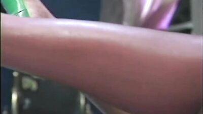 Interracial lesbian sex scene with black babe and white chick