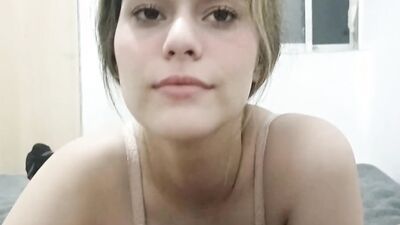 Pretty girl sucks a big dick and gets shagged in POV scene