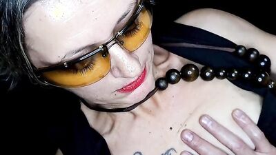Dirty mature woman is licked and fucked in the butthole