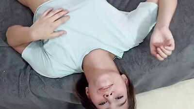 Lovely chick sucks a massive cock and fucks in POV video