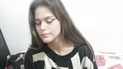 Amateur cutie gets bottomless to receive cock in homemade video