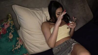 Serena Santos is fingered and fucked in that nice hairy pussy
