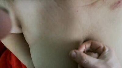 Fat woman sucks that cock clean after being fucked hard